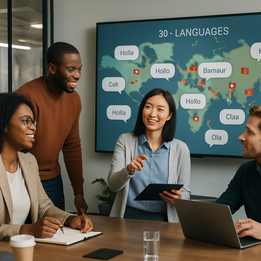 Global company serves 30+ languages with AI translation