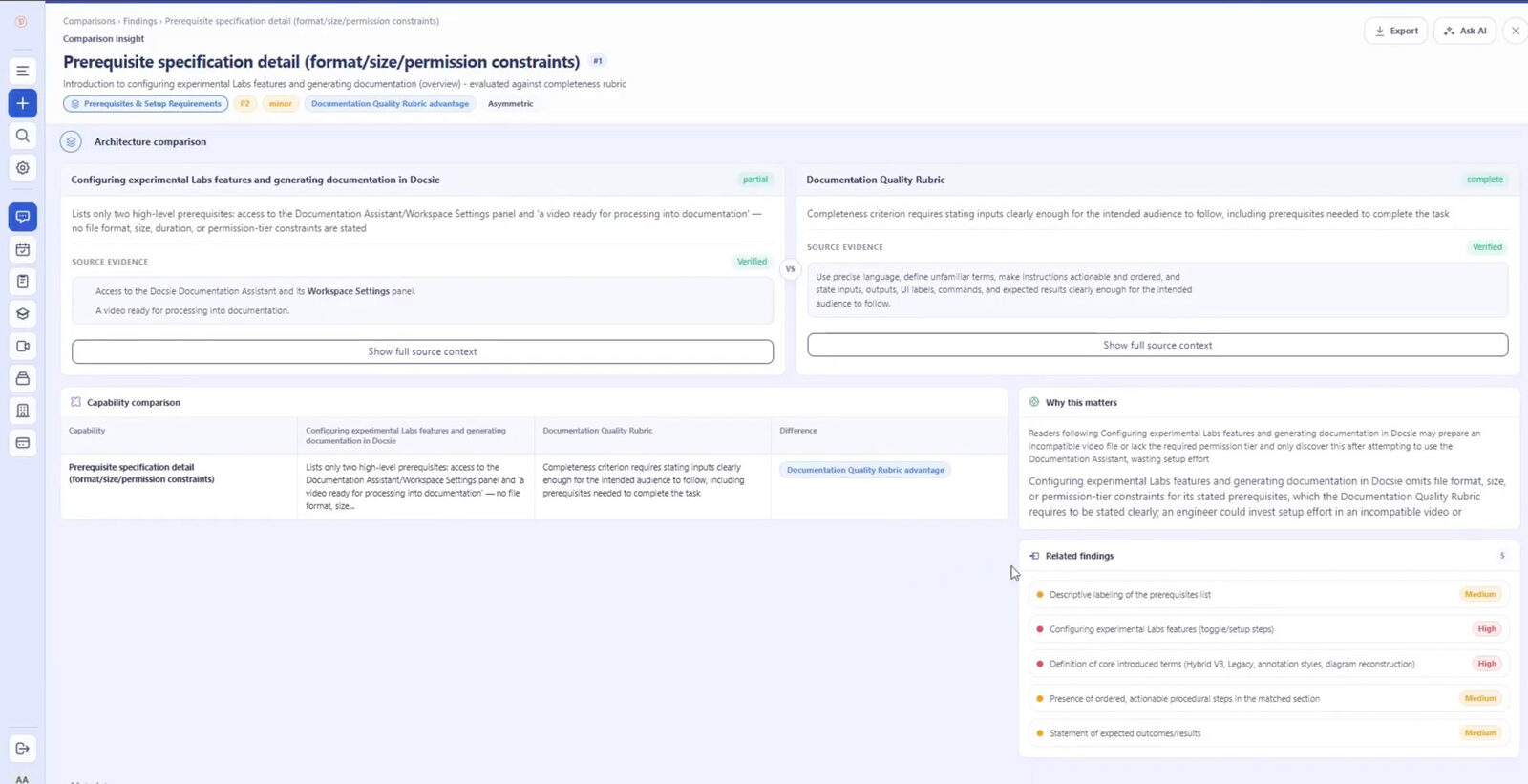 Get Evidence-Backed Findings