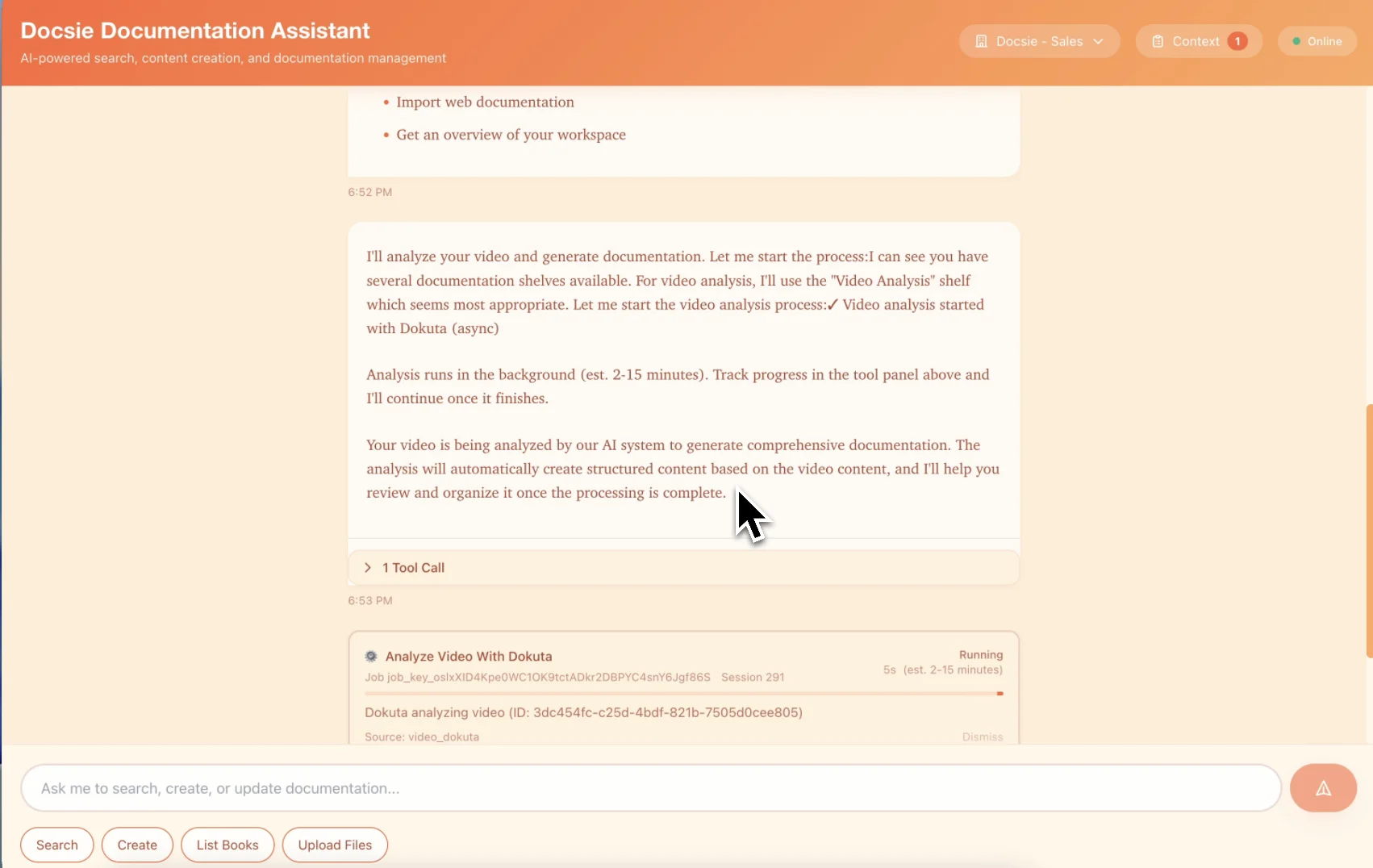 AI Creates Implementation Documentation