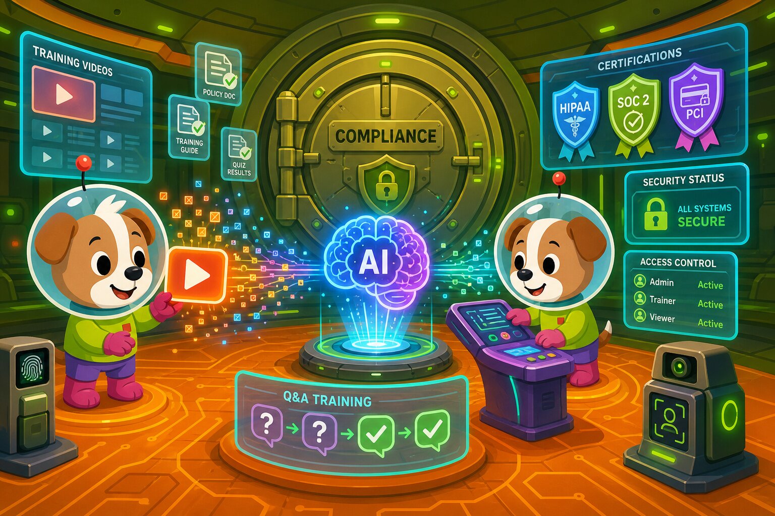 Compliance Videos to AI Training Agent — Evidence-backed, Auditable Training