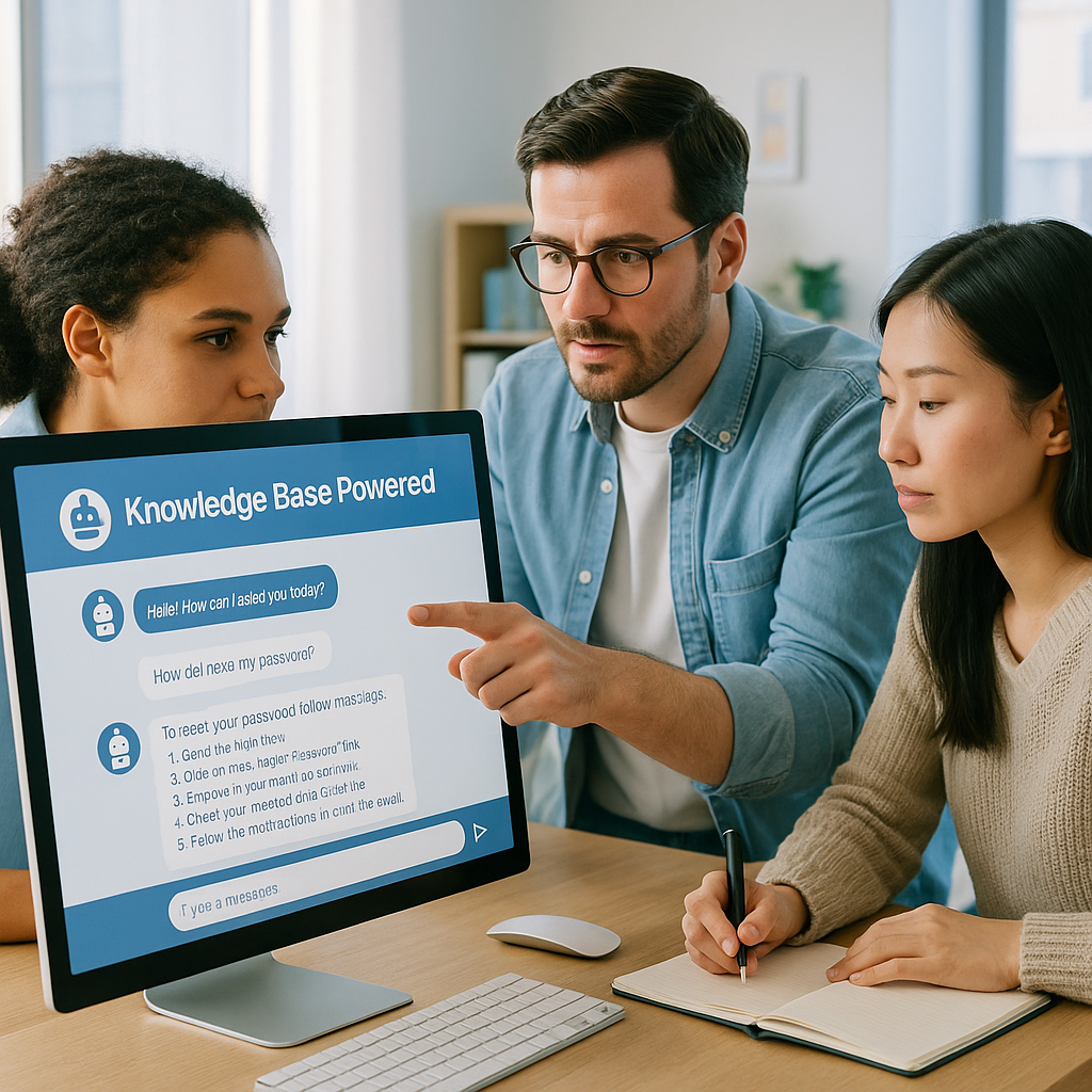 Guide users through product features and troubleshooting