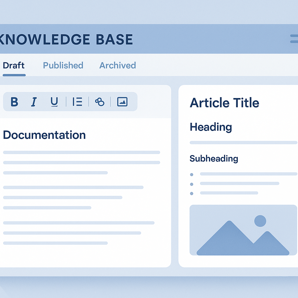Easy-to-use editor for creating documentation