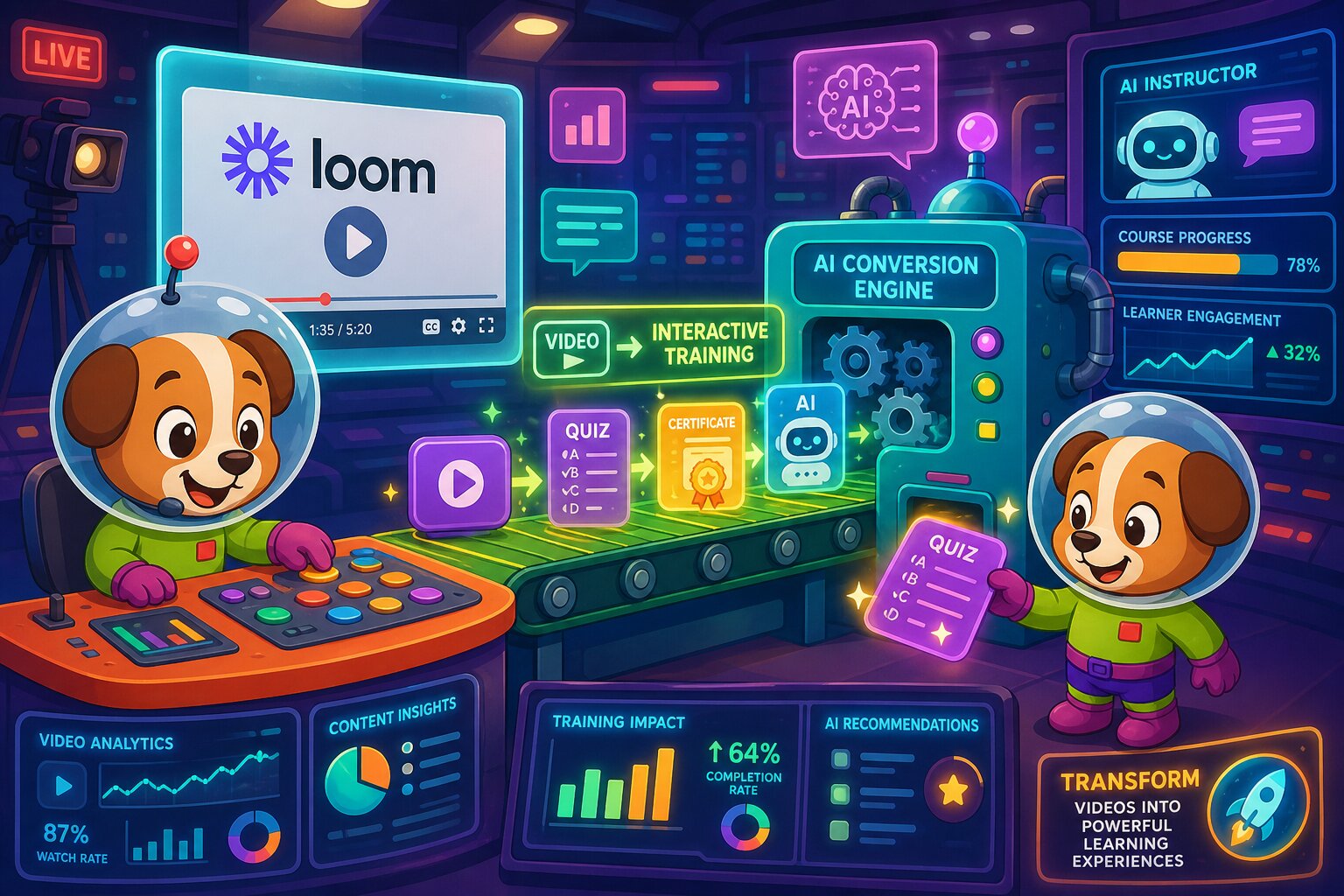 Loom Recording to AI Instructor — Turn Loom Videos Into Training Courses
