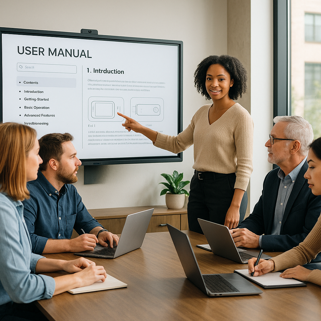 Develop comprehensive training materials and guides