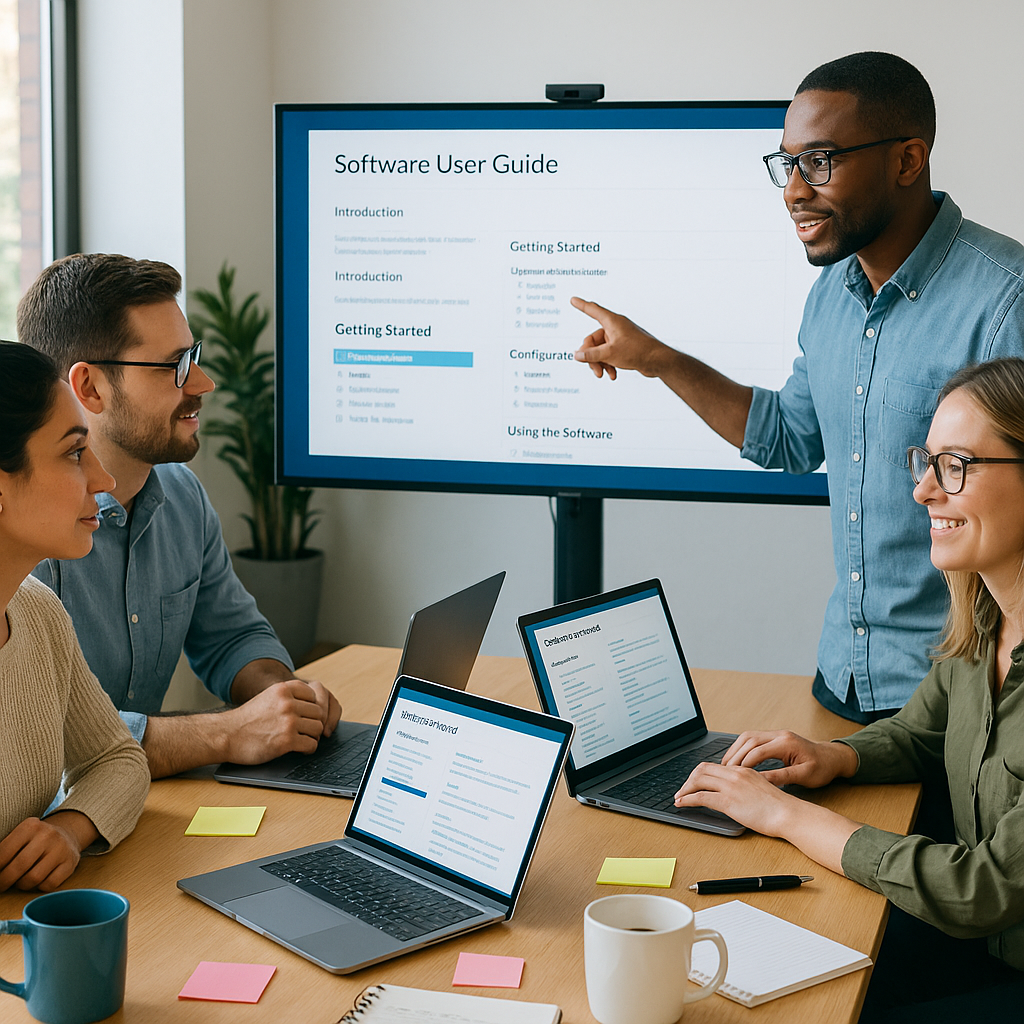 Create comprehensive software user guides