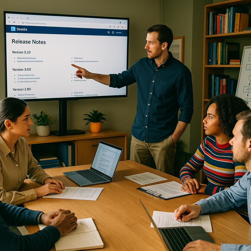Manage product release documentation