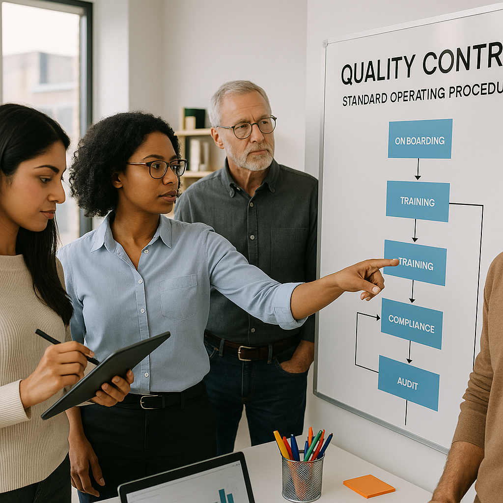Maintain consistent quality control processes