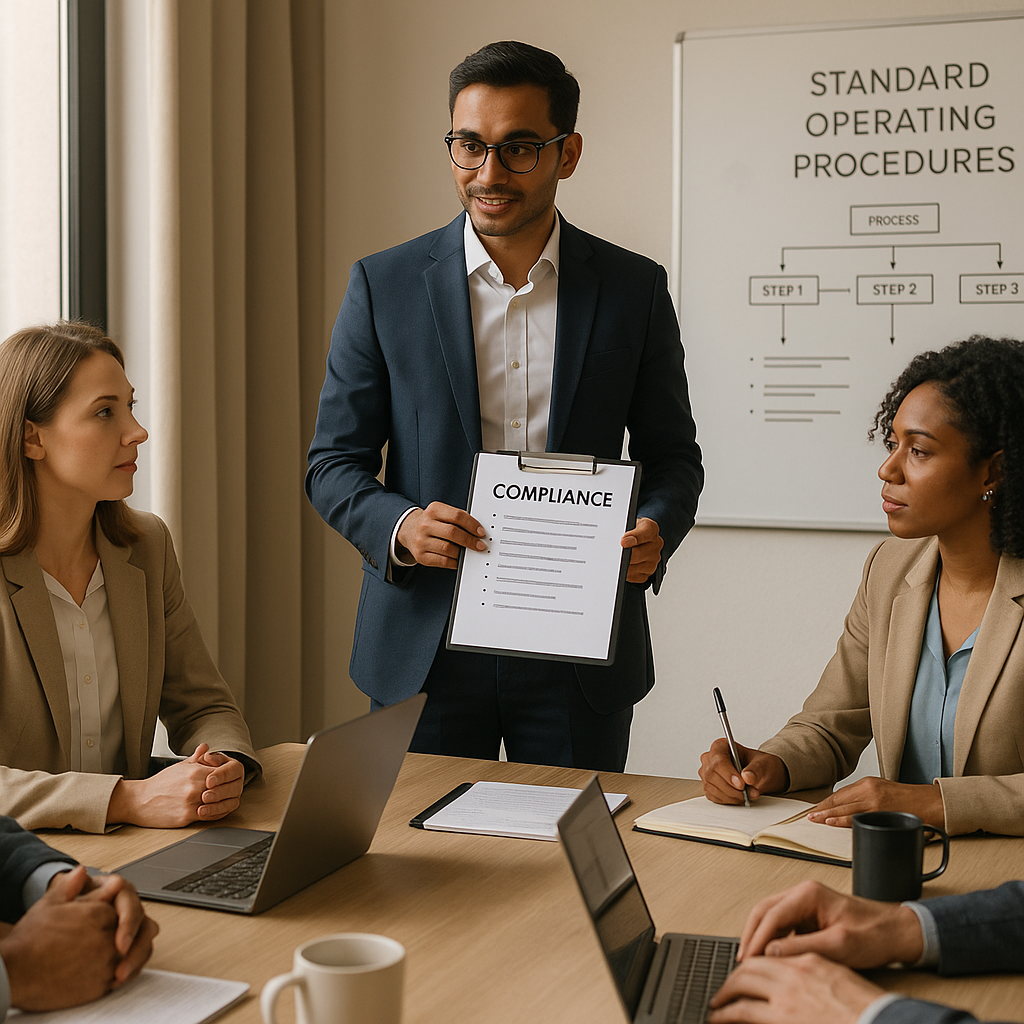 Ensure regulatory compliance across all procedures