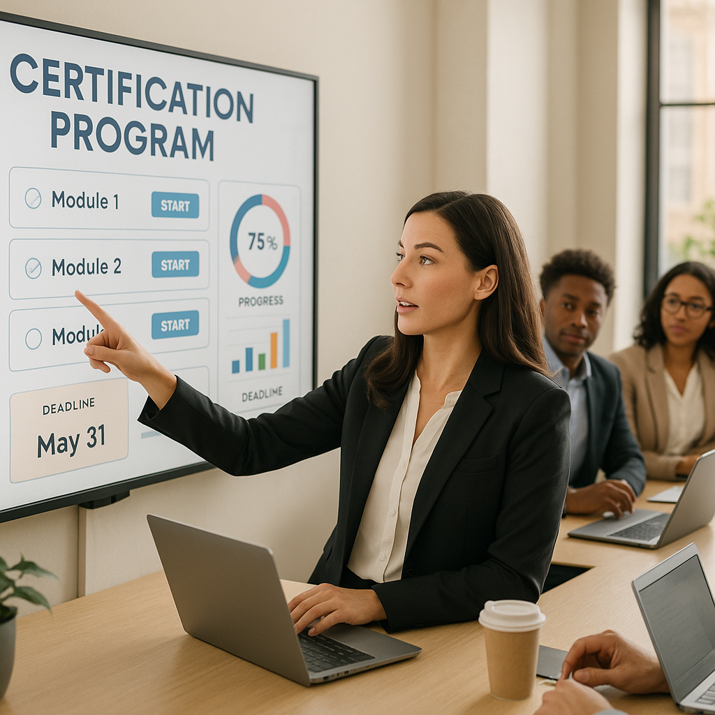 Manage certification programs