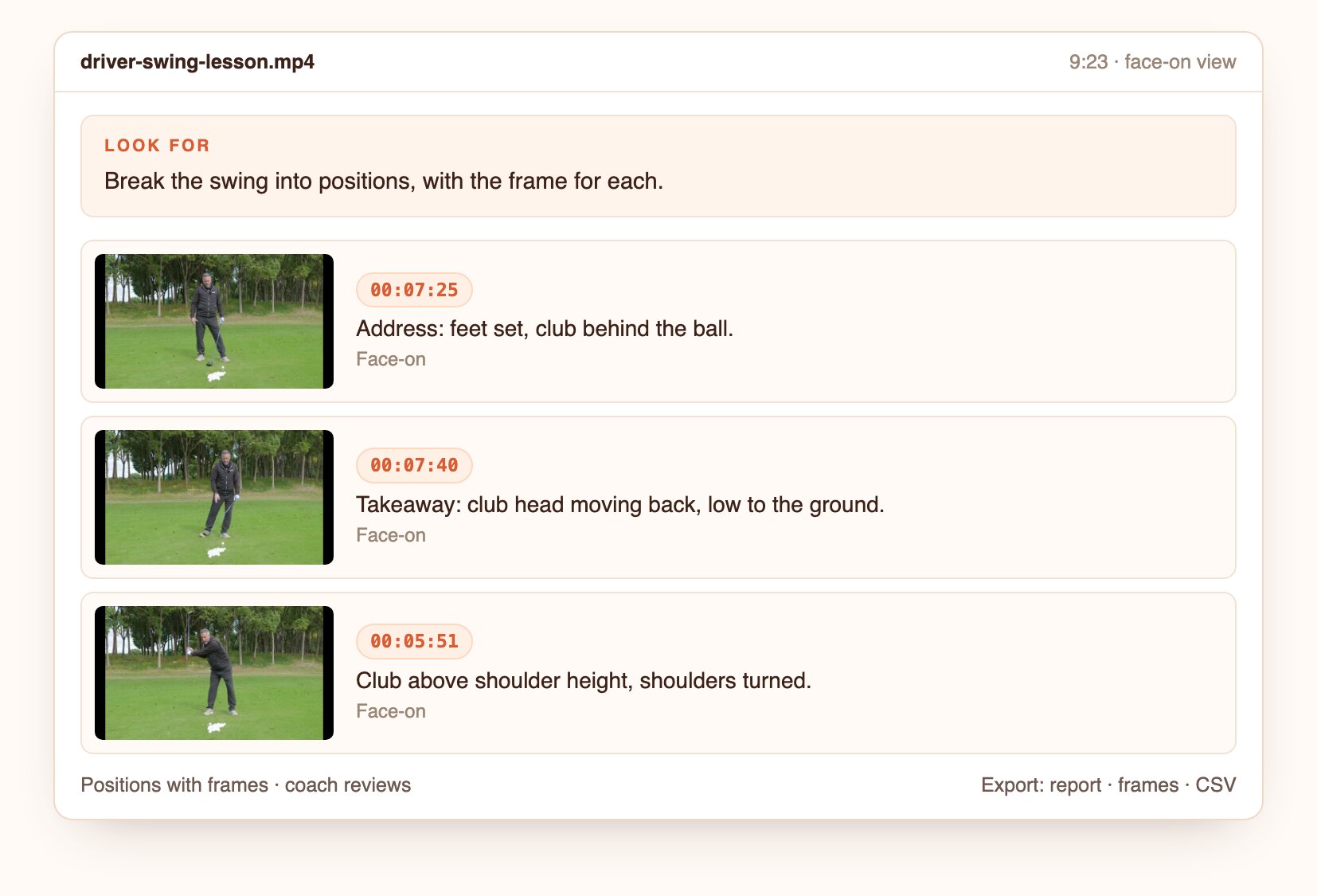 Sports video analysis that finds every position.
