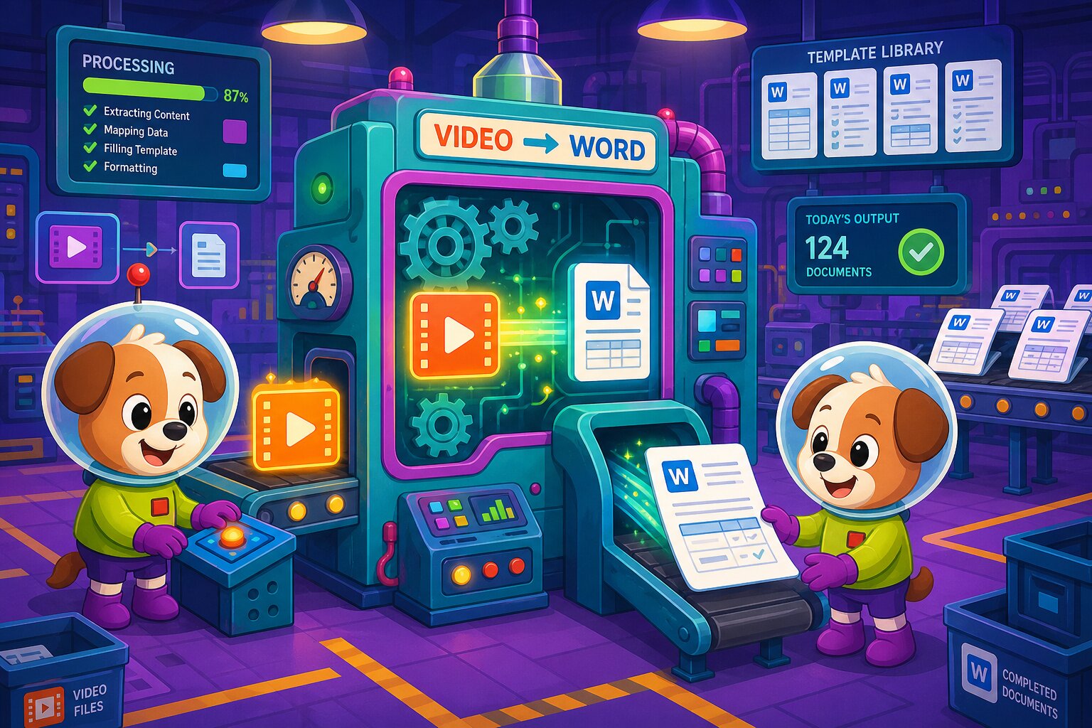 Auto-Fill SOP and Work Instruction Templates from Video