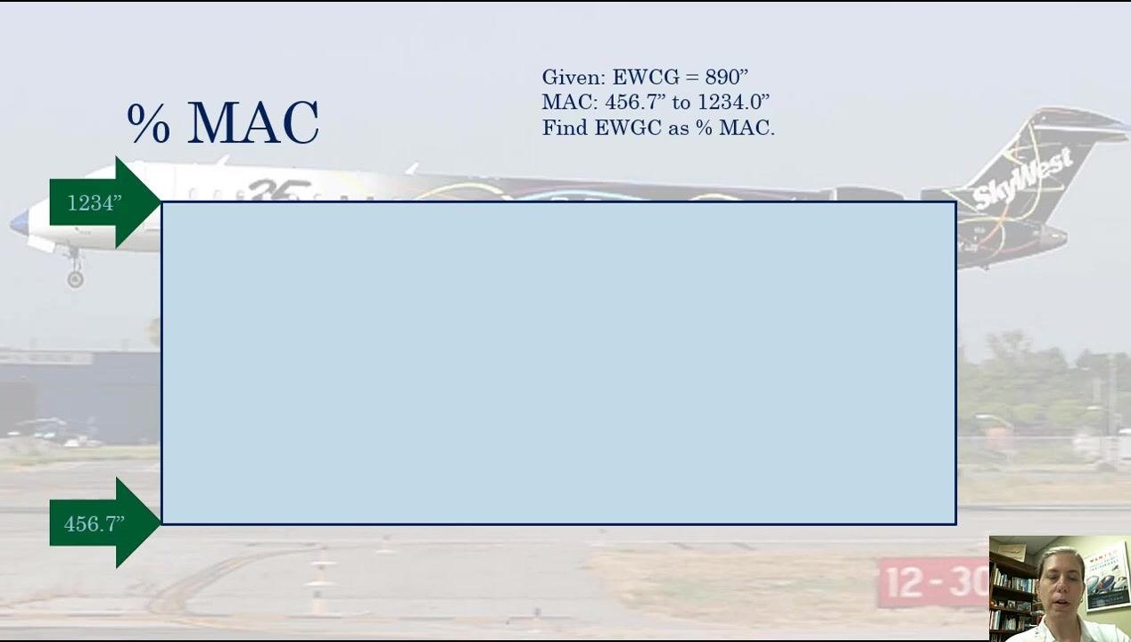 Diagram of a blue rectangle with green arrows labeling the bottom edge as 456.7 inches and the top edge as 1234 inches.