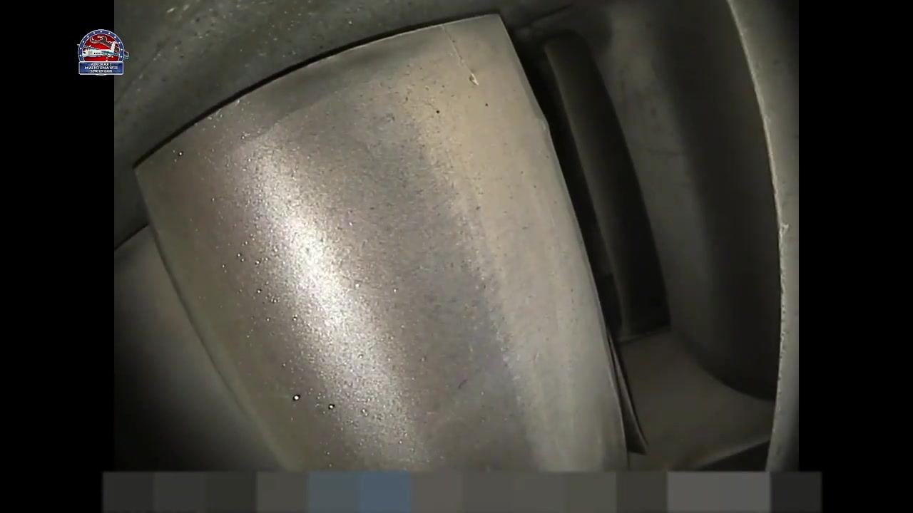 New turbine blade in view with a smooth surface and no significant defects