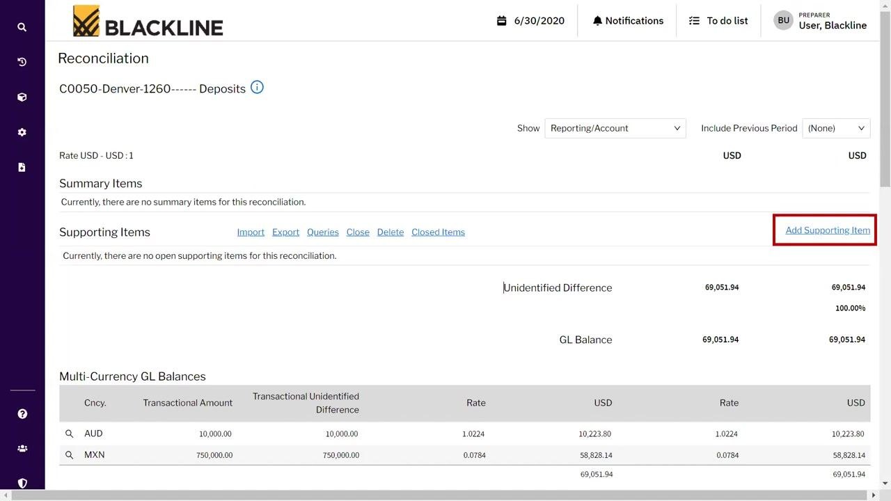Add Item page showing required fields and item class selection