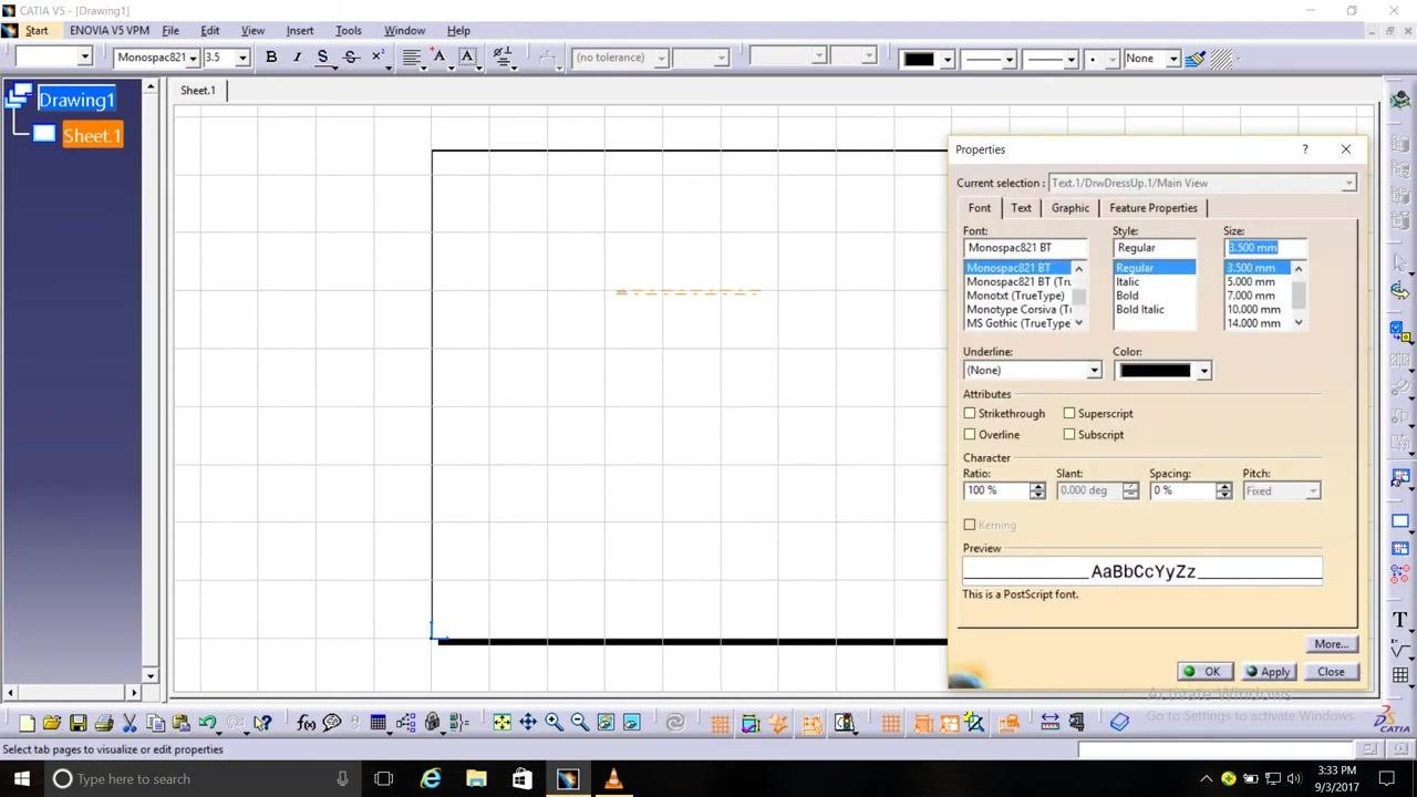 Mechanical Design menu expanded, Drafting option highlighted, 3D block still visible in workspace.