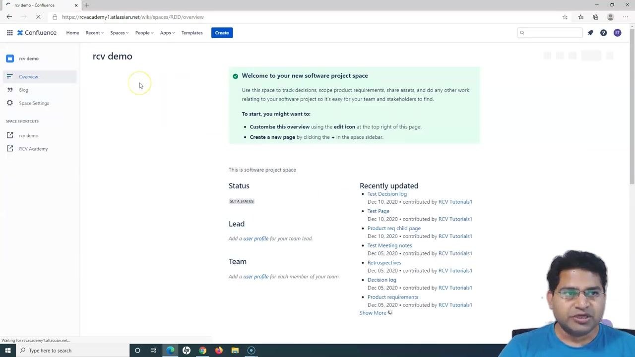 Delete Page dialog with the OK button highlighted, confirming the deletion action