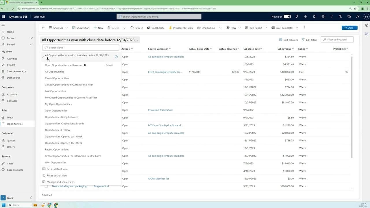 The Dashboards section is selected in the left navigation pane, with the main area showing a sample view and "CUSTOM DASHBOARDS" labeled at the bottom left.