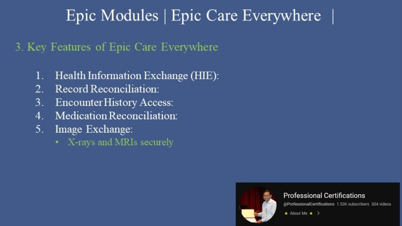 Slide introducing Encounter History Access as the third key feature of Epic Care Everywhere