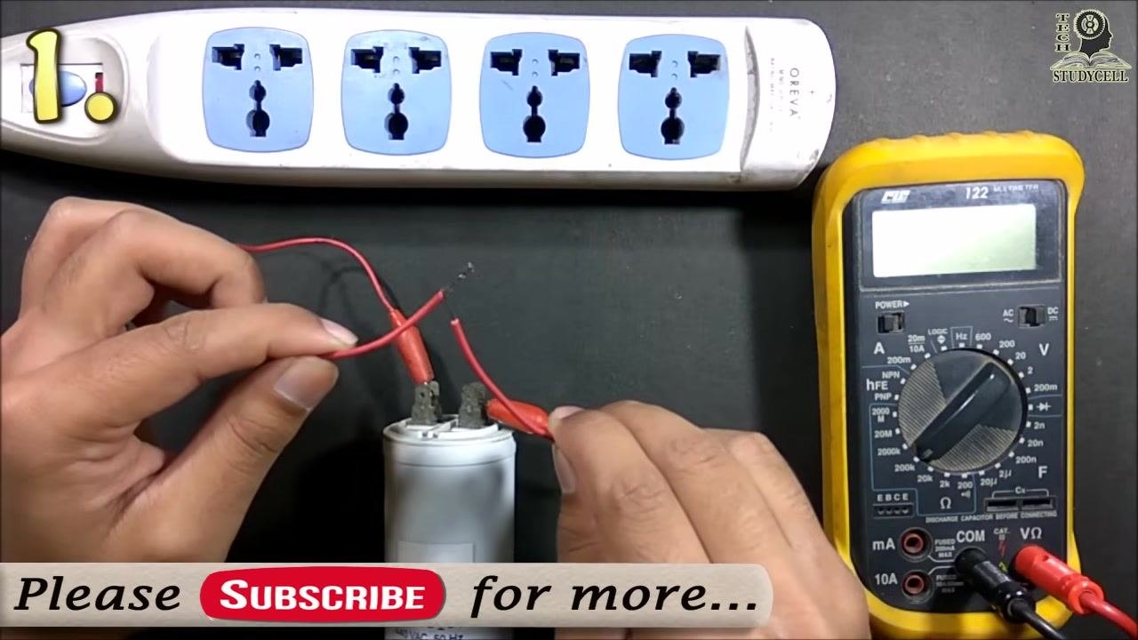 The wires held apart after discharging, marking the completion of the test