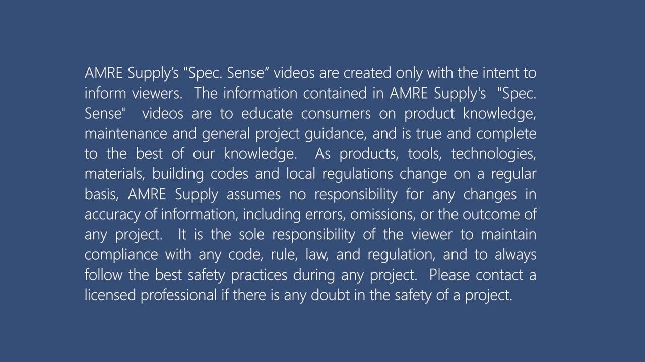 Disclaimer text outlining the intent, limitations, and safety responsibilities associated with this procedure