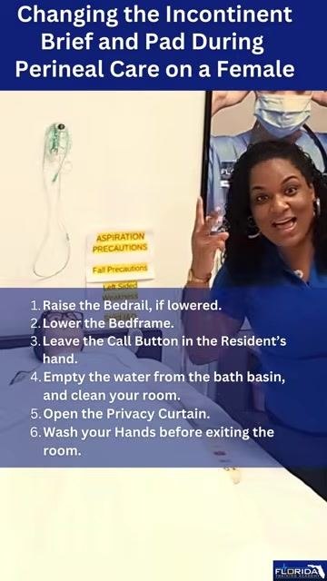 Instructor faces the camera, signaling the end of the demonstration with a friendly gesture. Final checklist remains visible on the screen.