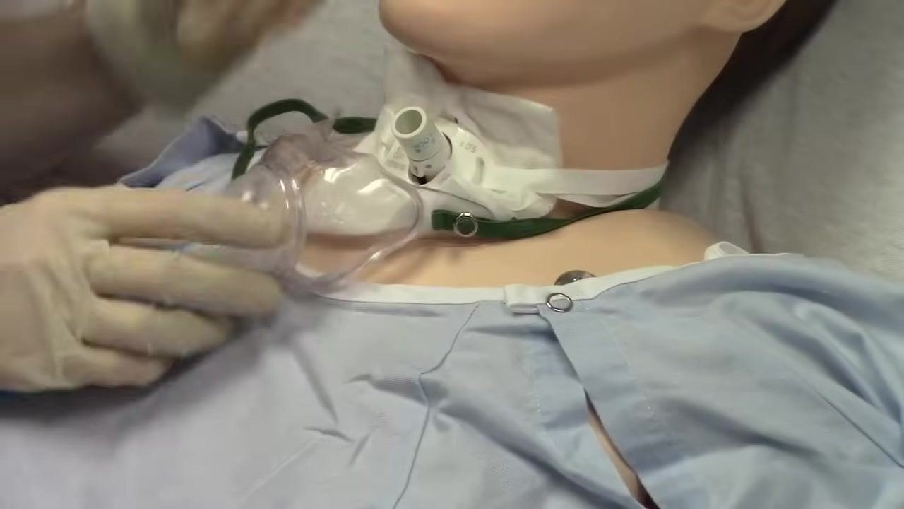 A blank black screen indicating the end of the procedure and video.
