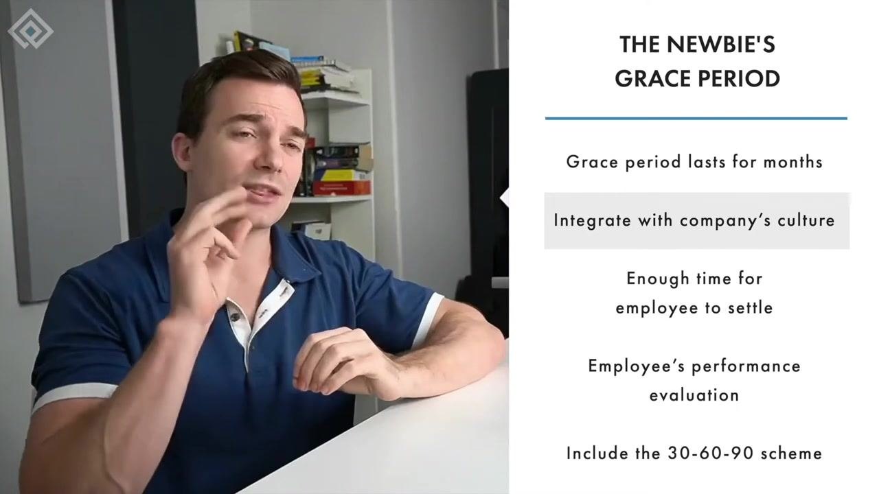 Slide highlighting the importance of timely checks on the employee to track progress.