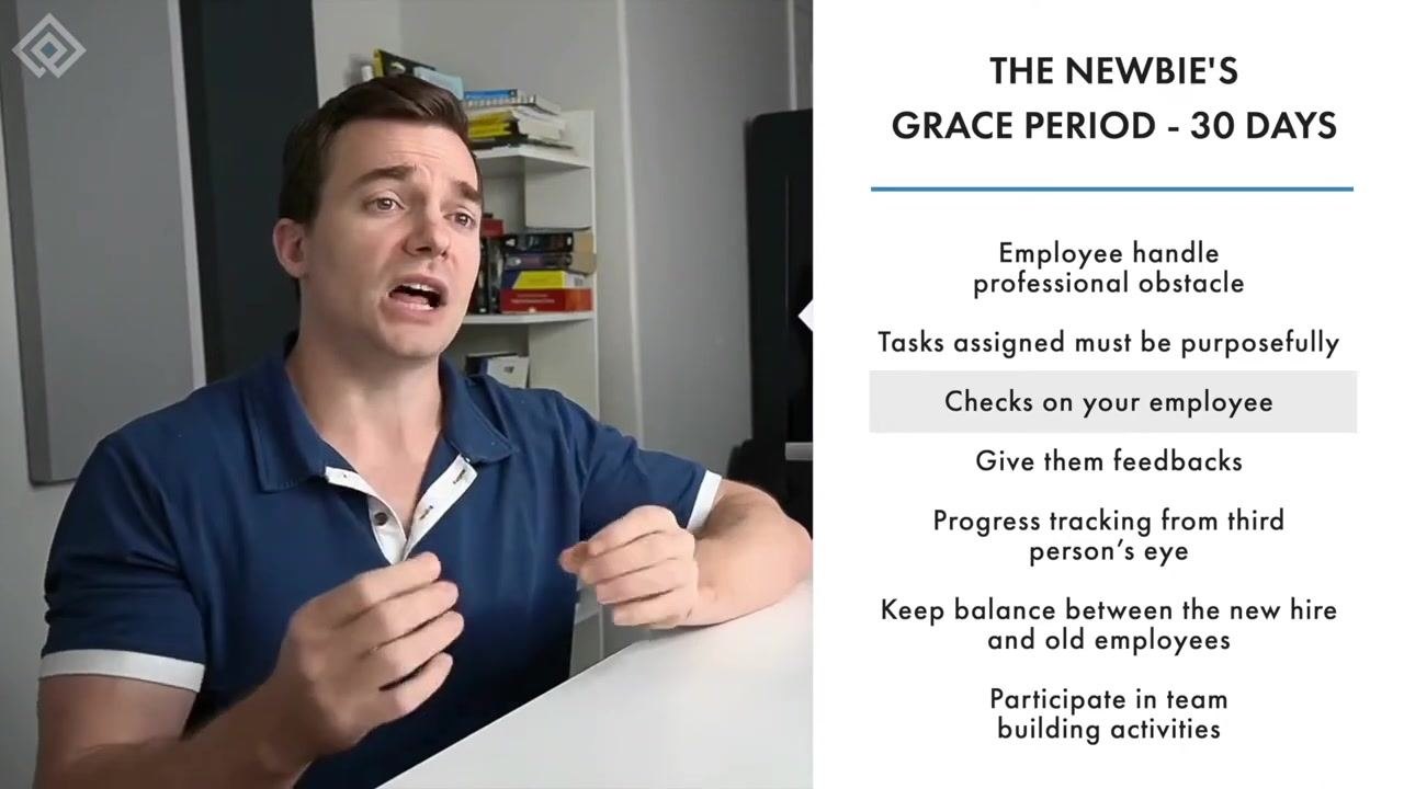 Slide highlighting the importance of checks on the employee.
