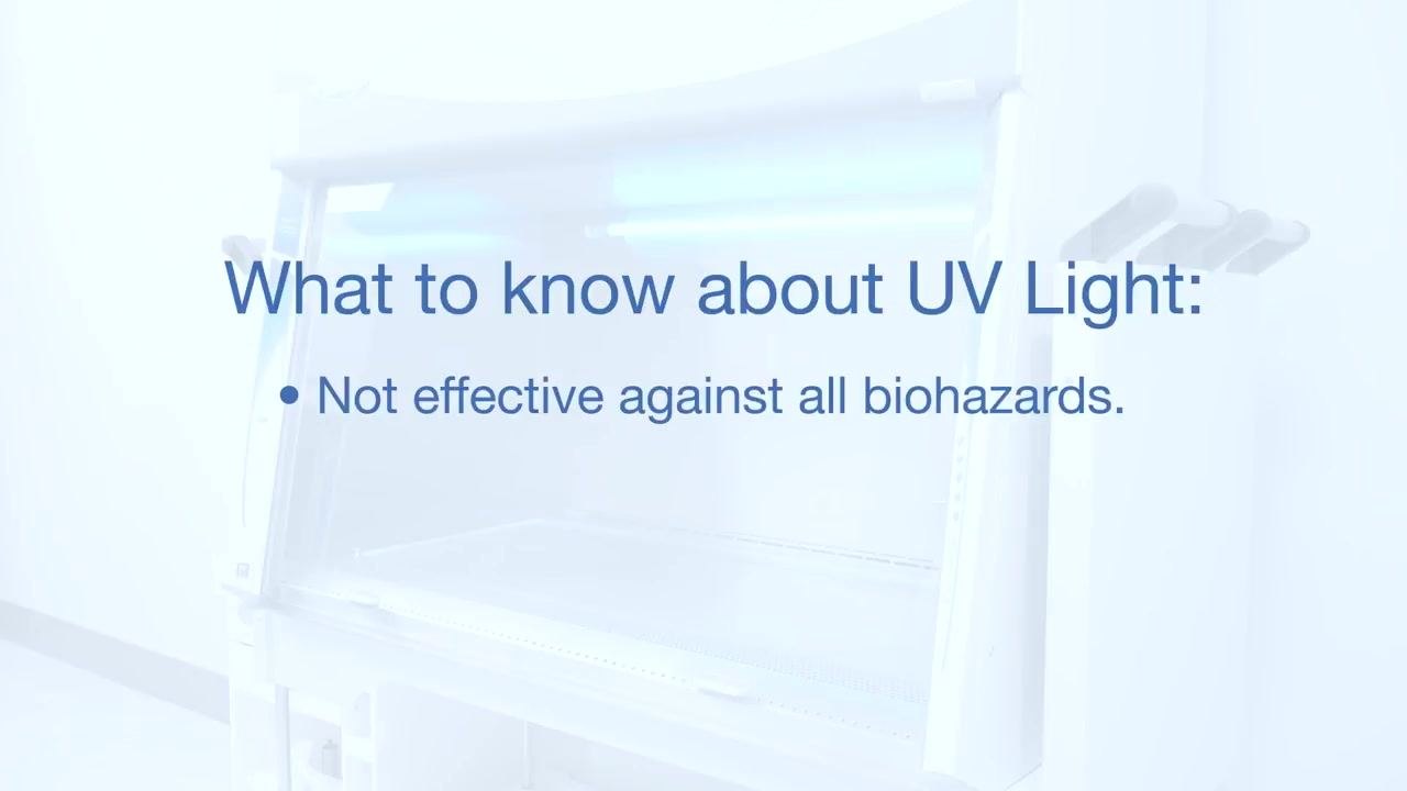A blue UV light illuminates the cabinet interior, indicating that NightSmart or a similar energy-saving mode is active.