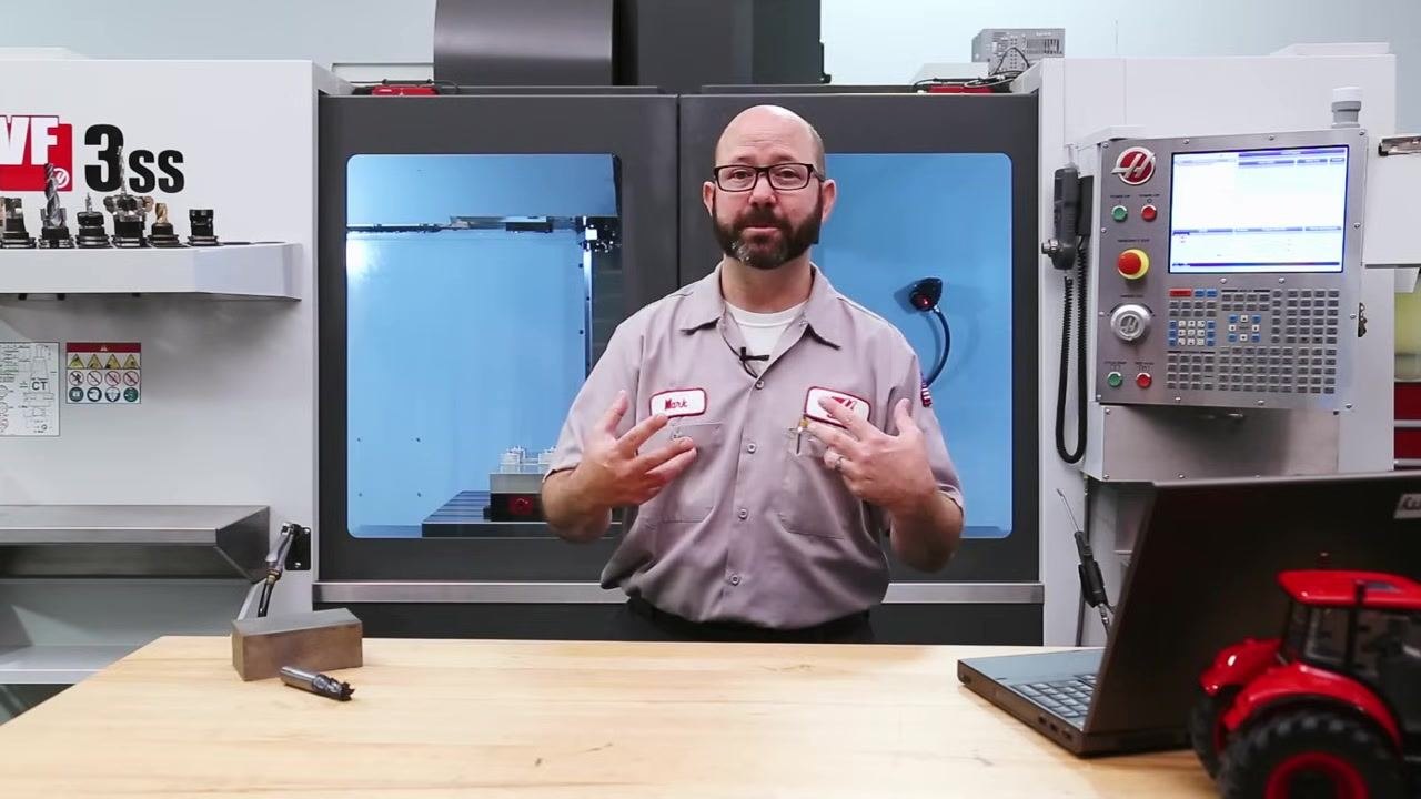 Workbench setup illustrating how tool length, setup rigidity, and cutting aggressiveness affect the choice of cutting speed.