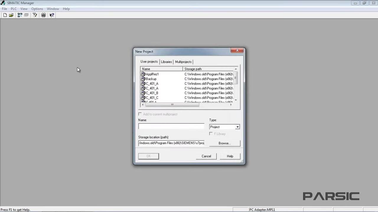 Desktop with the SIMATIC Manager icon highlighted, ready to launch