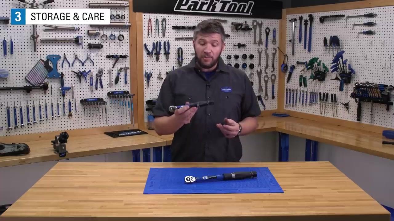 The Park Tool logo displayed prominently, indicating the end of the instructional video.