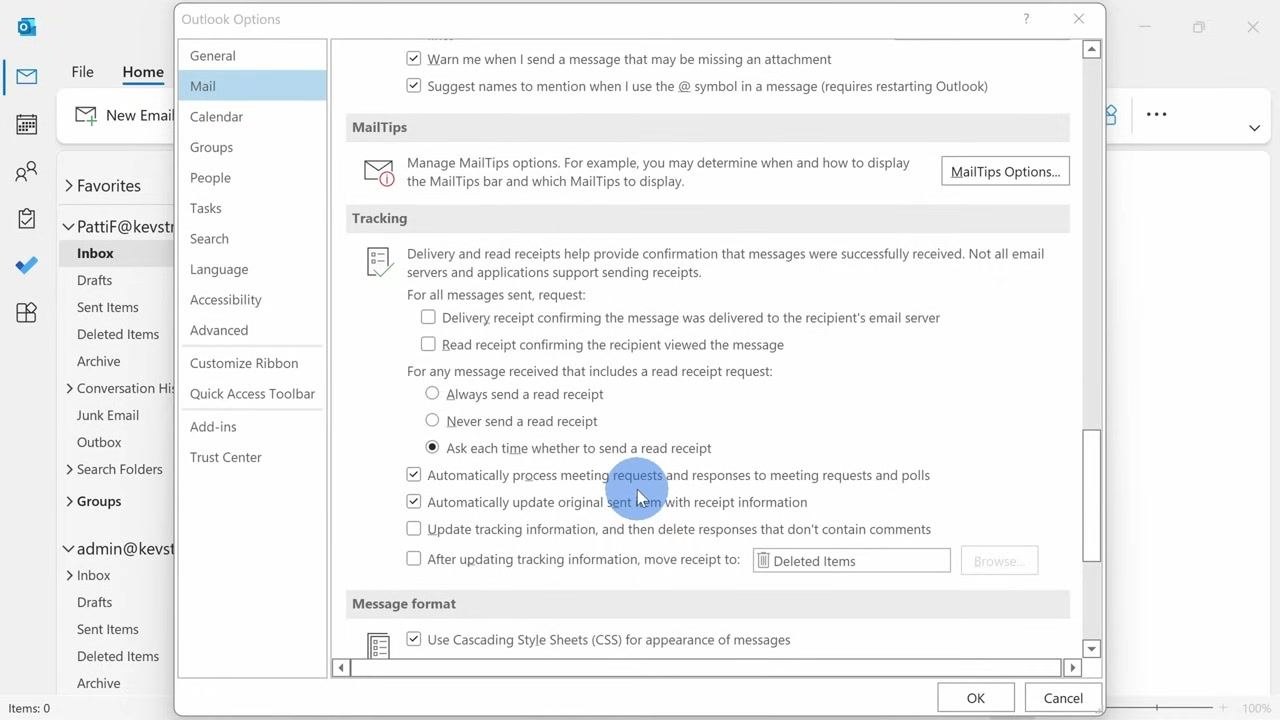 A close-up of the recall notification email stating that the sender would like to recall the message "YouTube Videos & Revenue."