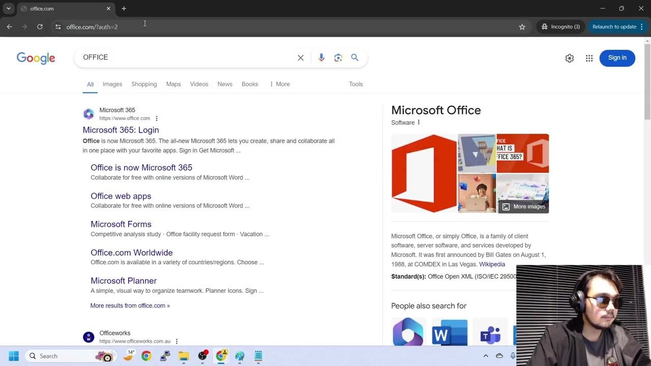 Microsoft 365 login screen prompting for sign-in after sign-out