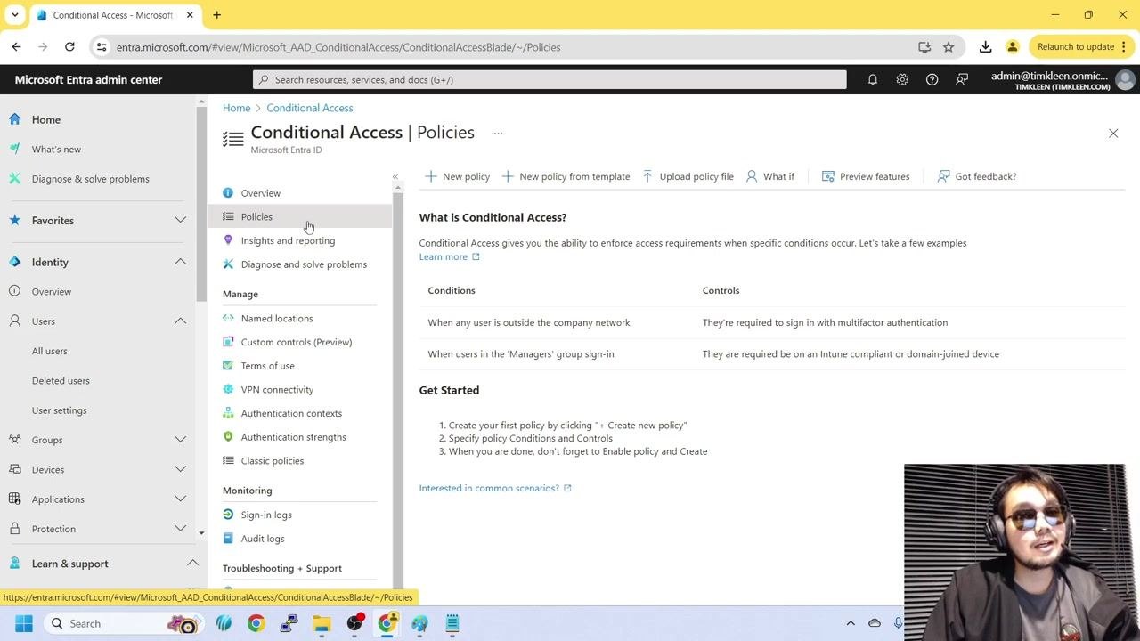 Incognito browser window with the user typing "office.com" in the address bar