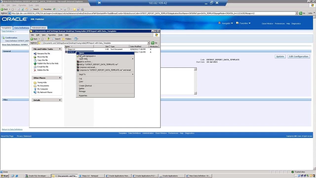 Find Requests dialog with Single Request selected and the OK button highlighted