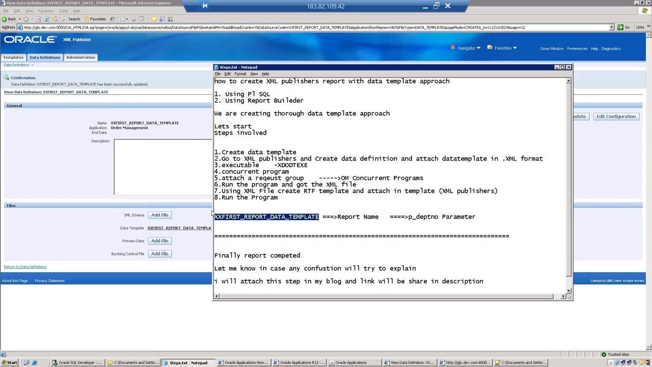 Create Template screen with the Default Output Type dropdown open
