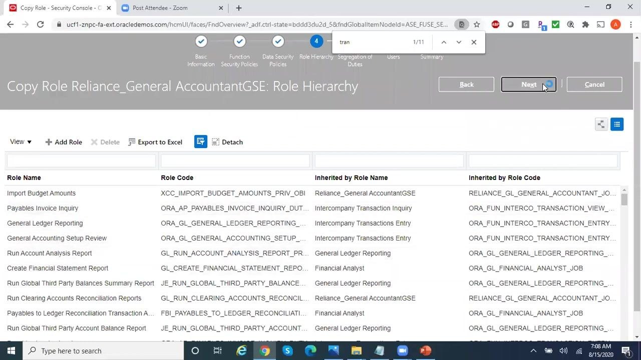 Users screen with an empty user assignment table and the "Add User" button visible.