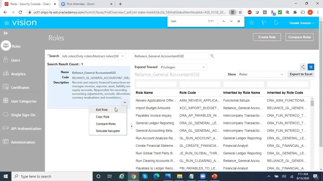 User Accounts screen with a search bar and empty results table. "Add User Account" button is visible.
