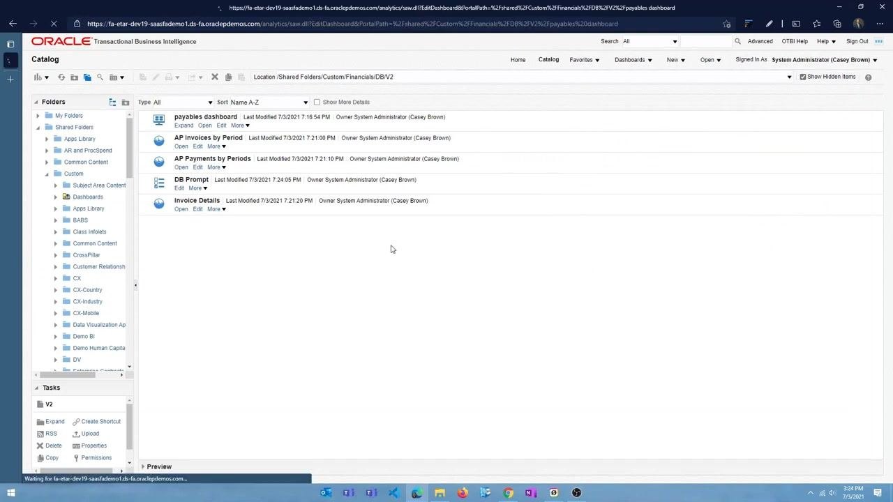 Prompt list showing both "Invoice Type" and "Select Period" with their respective columns, and the Display section showing both dropdowns.