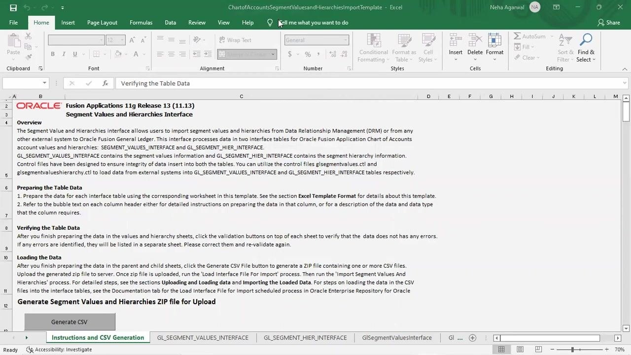 Oracle Fusion Navigator menu open, showing "Scheduled Processes" under Tools, with other modules like Payables, General Accounting, and icons for various tools