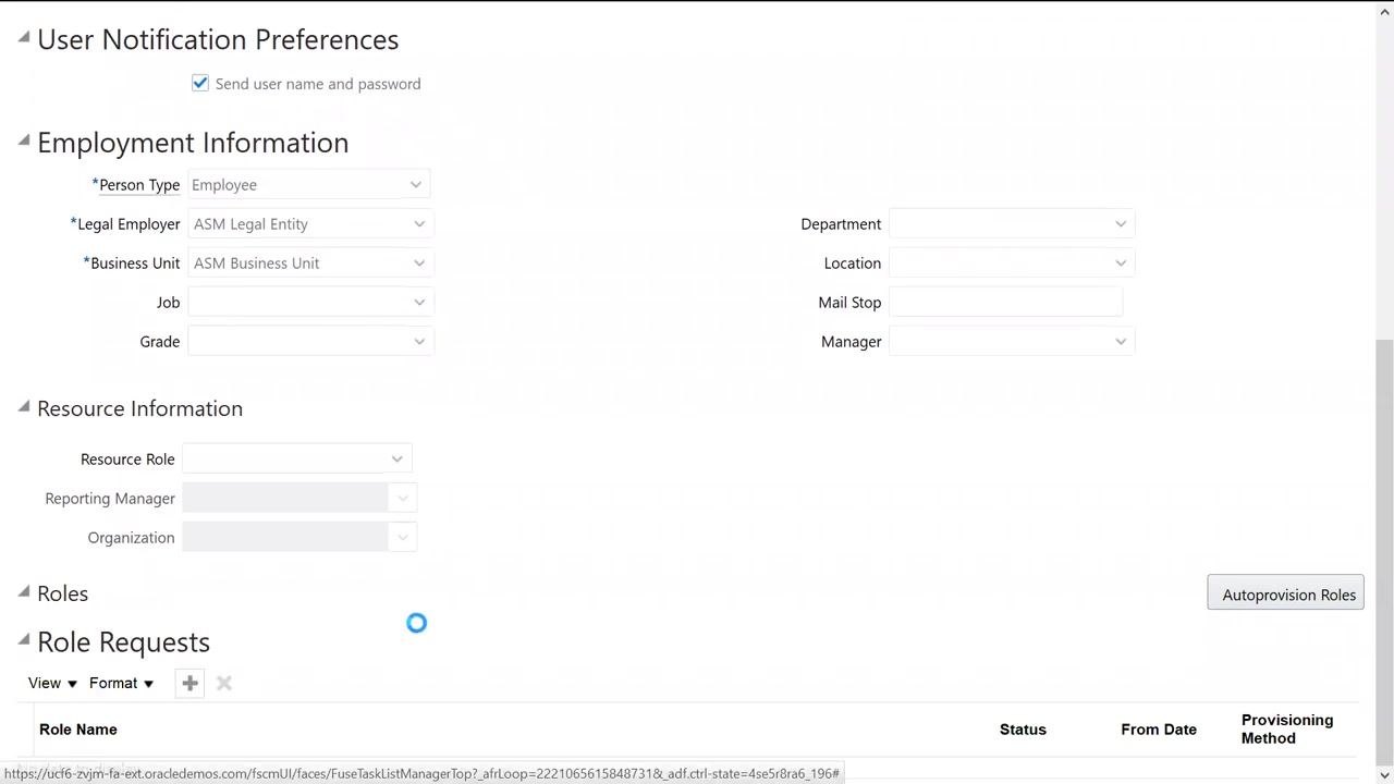 Add Role dialog open, ready for role name entry.