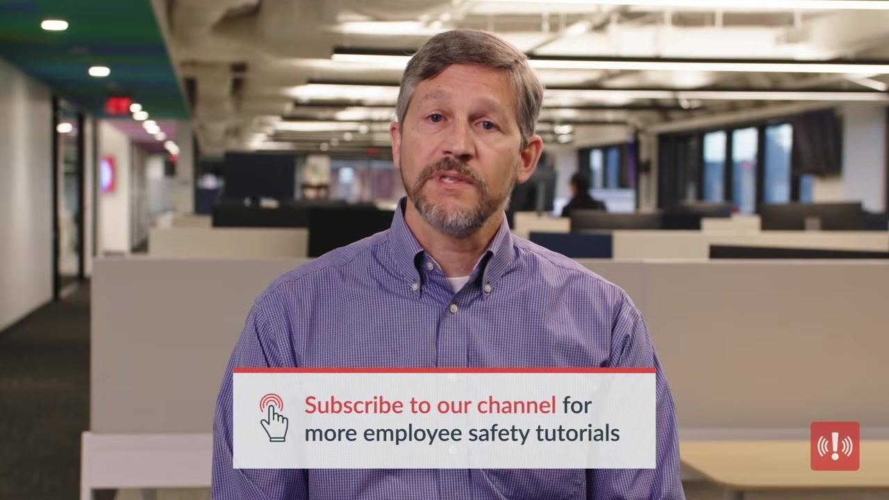 A white screen displays the AlertMedia logo, tagline "Keep Your People Safe, Informed, and Connected," and the website "alertmedia.com".