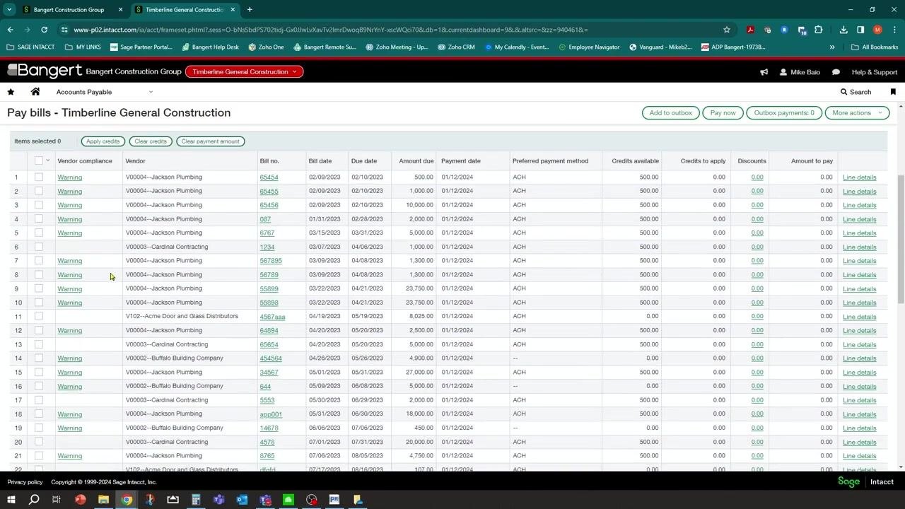 Pay bills screen after clicking "Pay now," showing loading indicator as payment request is processed