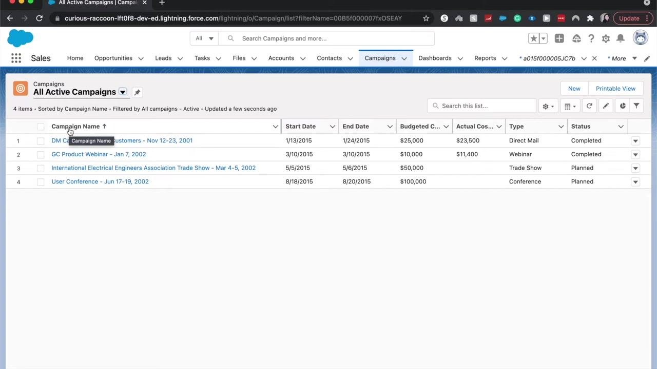 New Campaign dialog with Campaign Name "Google Ads" and Type dropdown showing "Banner Ads" selected