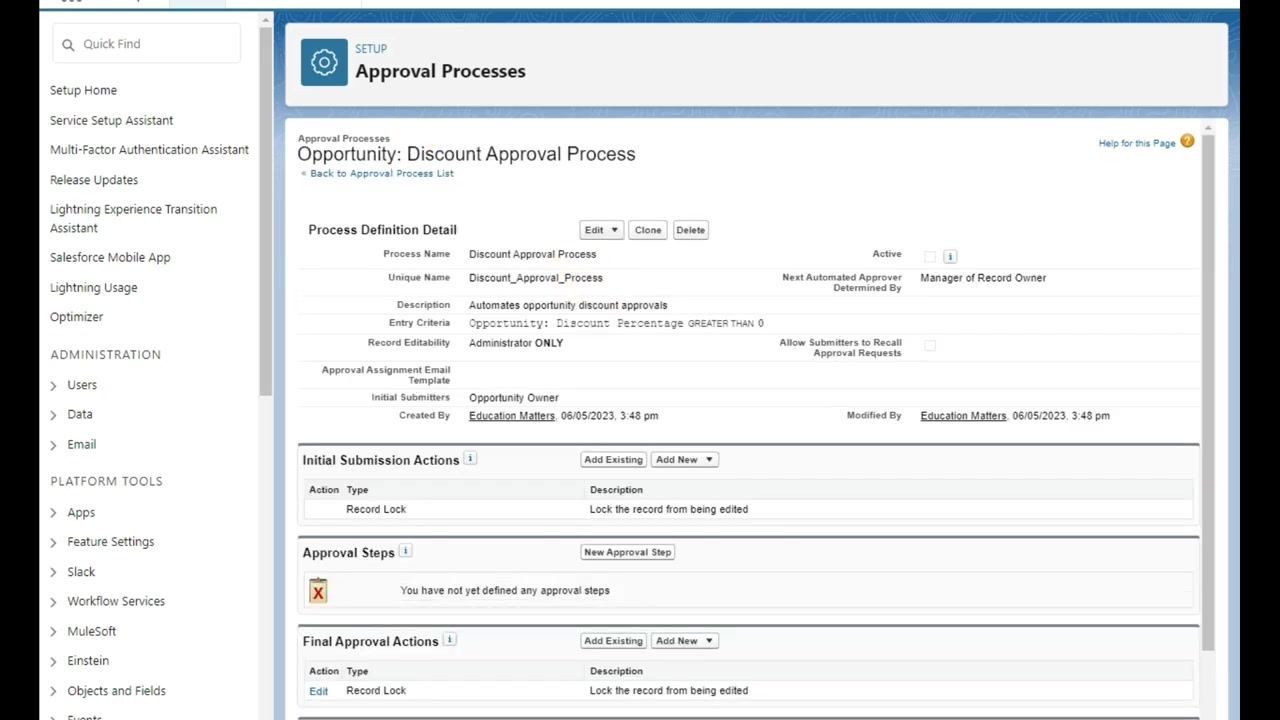 Trailhead Verify Step screen with the Launch button and instructions for verifying the step