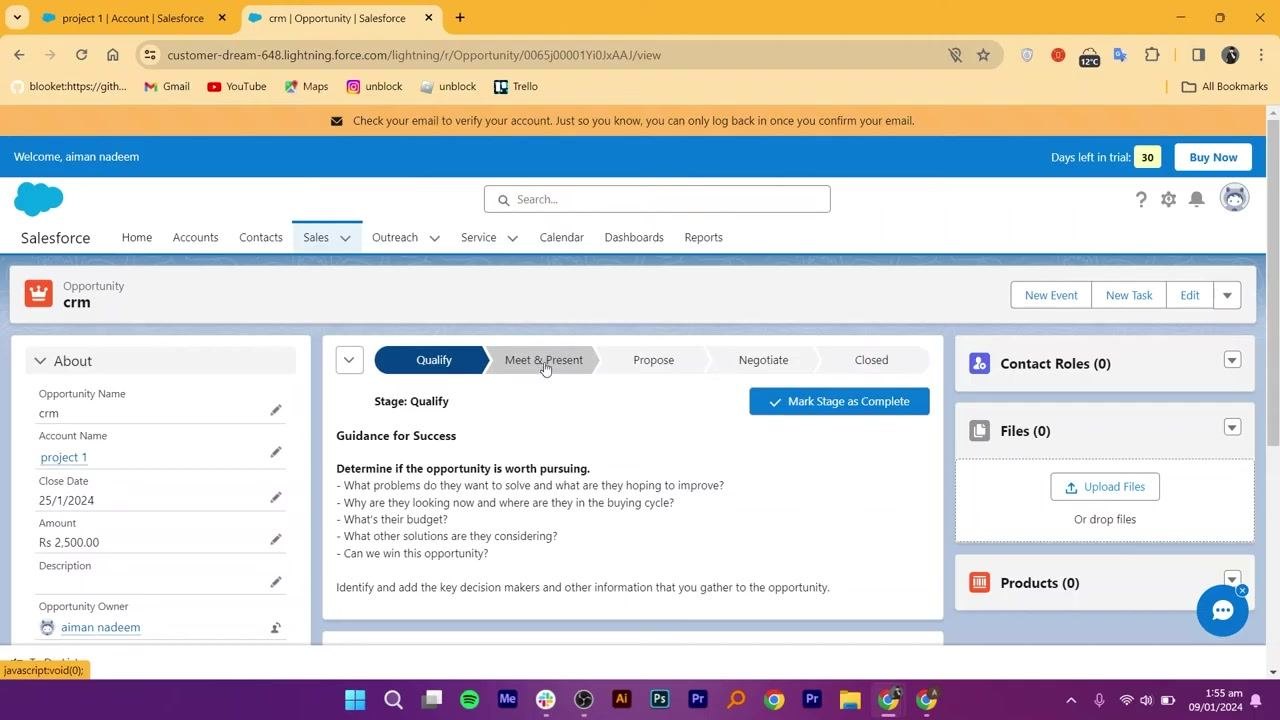 Salesforce Email Templates page with New Email Template button highlighted