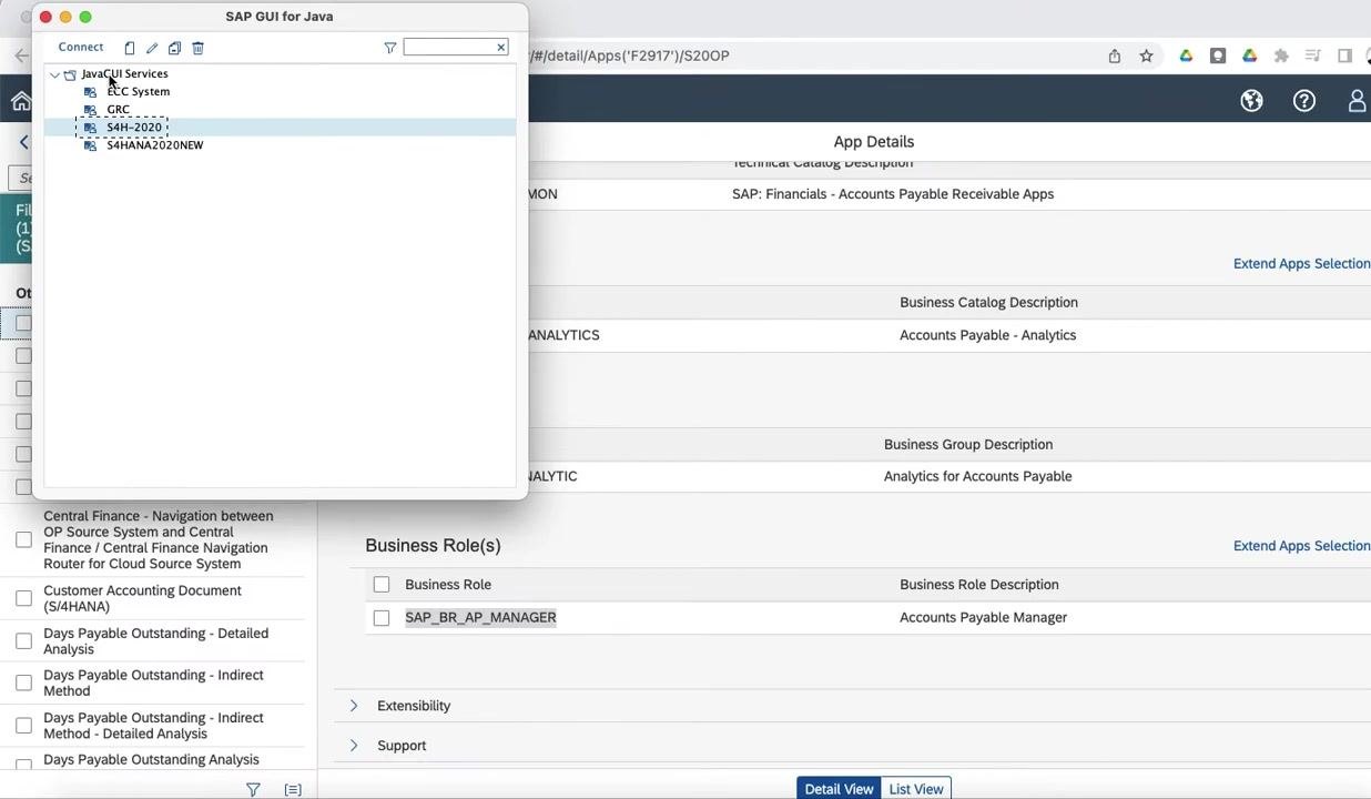 SAP Maintain Users screen, Roles tab, showing ZGEN_END_USER_ROLE and ZB_BR_AP_MANAGER assigned to user FIORI3_DEMO, with start and end dates and short role descriptions