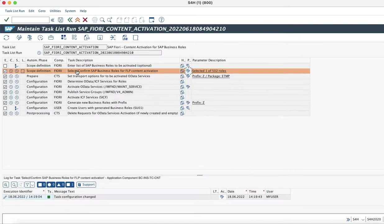 Edit Variants screen for setting prefix, with "ZB" entered as the prefix for role creation