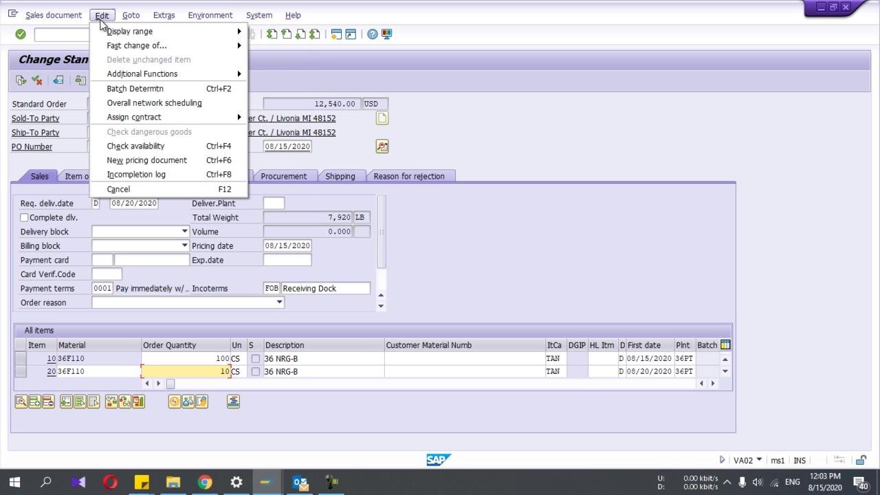Exit delivery processing dialog with Yes, No, and Cancel options